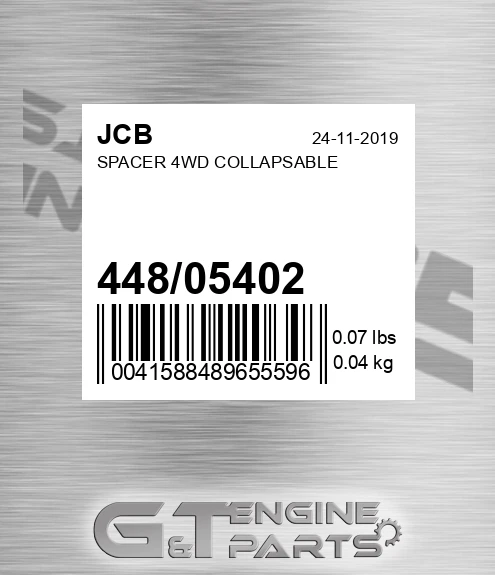 448/05402 Spacer 4wd Collapsable