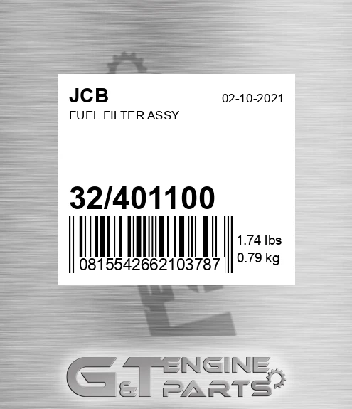 32/401100 Fuel Filter Assy