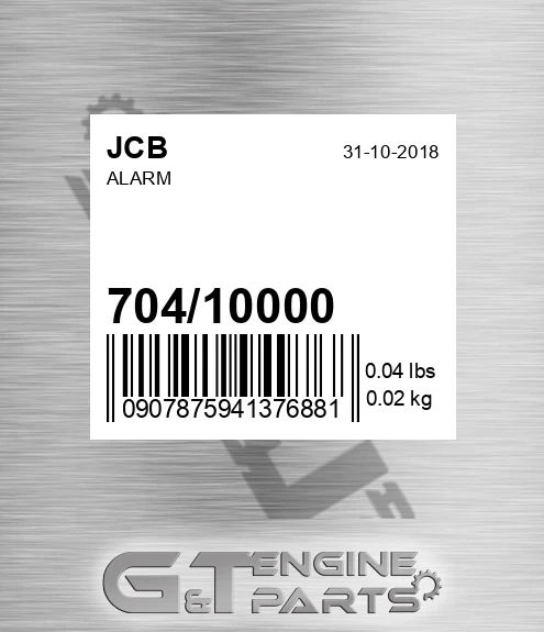 704/10000 Alarm