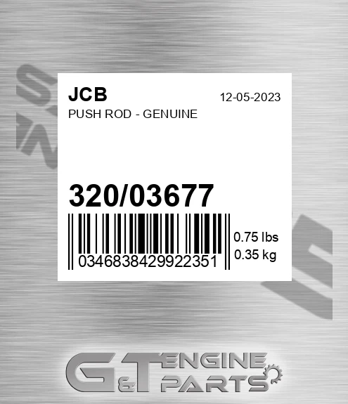 320/03677 Push Rod - Genuine
