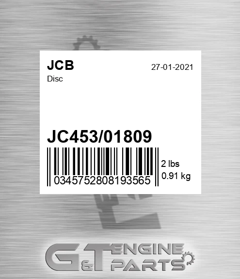 JC453-01809 Disc