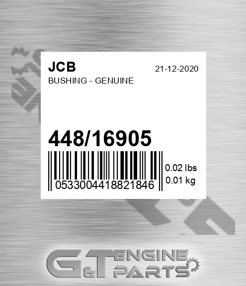 448/16905 Bushing - Genuine