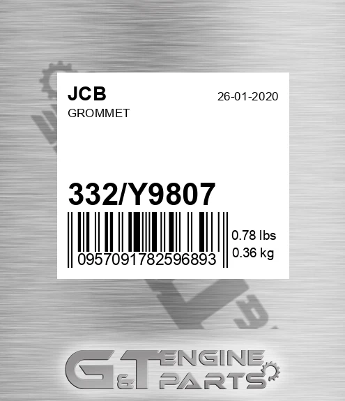 332/Y9807 Grommet