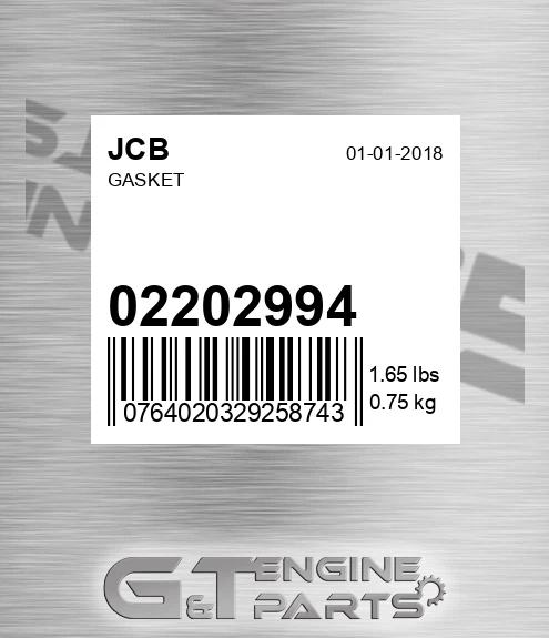 02/202994 Gasket