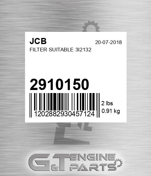 2/910150 Filter Suitable 3i2132