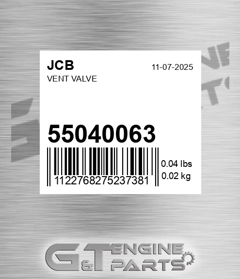 55040063 Vent Valve