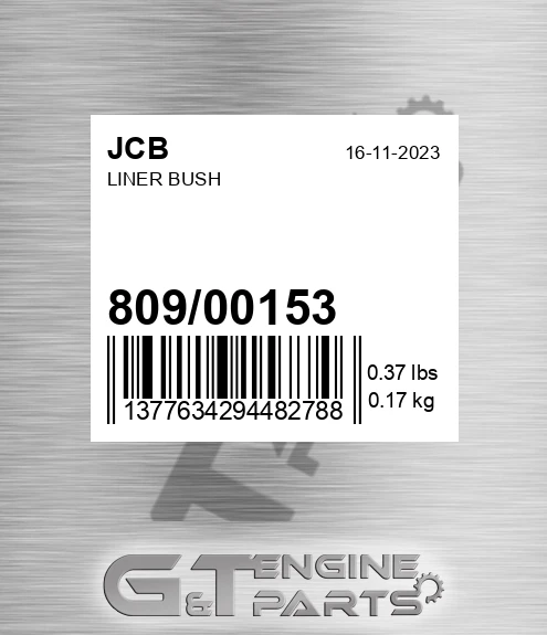 809/00153 Liner Bush