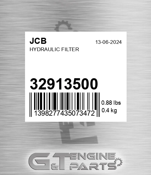 32/913500 Hydraulic Filter