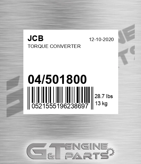 04/501800 Torque Converter
