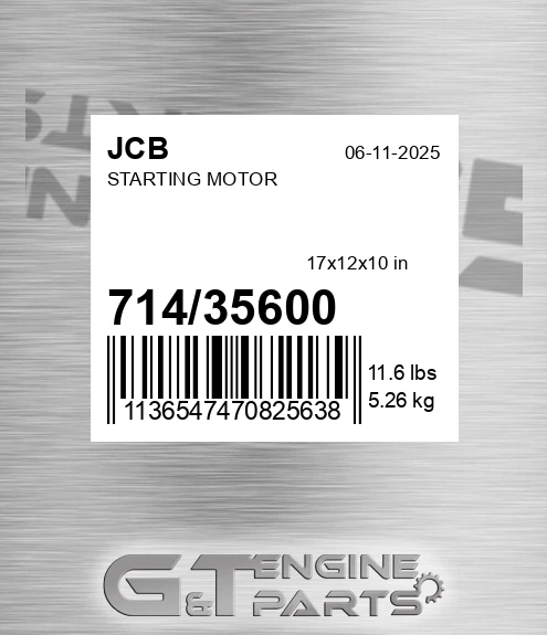 714/35600 Starting Motor