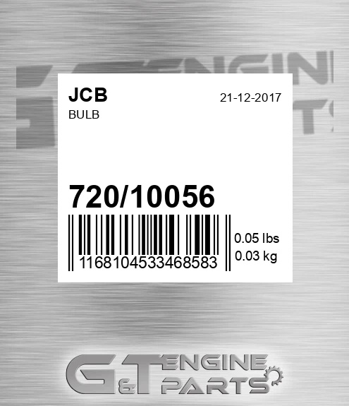 720/10056 Bulb