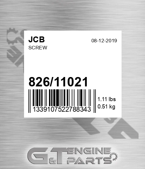 826/11021 Screw