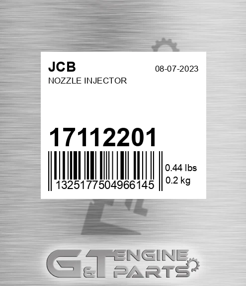 17/112201 Nozzle Injector