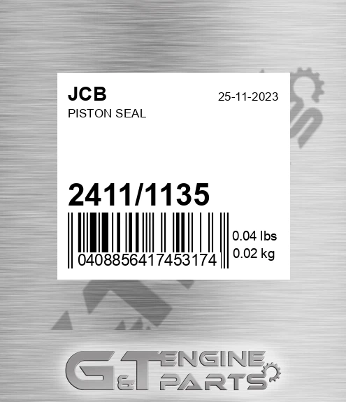 2411/1135 Piston Seal