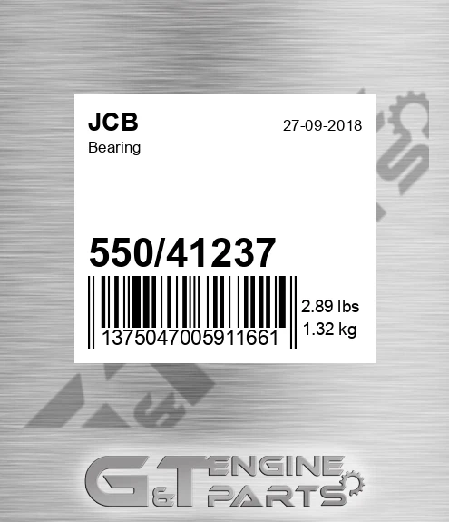 550/41237 Bearing