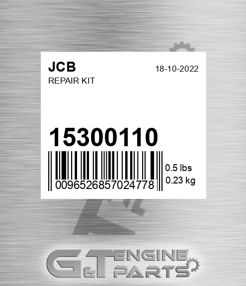 15/300110 Repair Kit