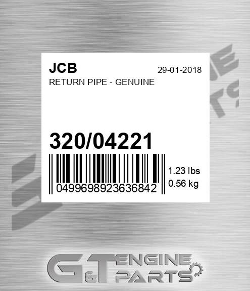 320/04221 Return Pipe - Genuine
