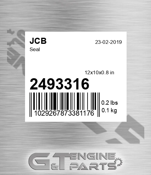 2493316 JCB Seal