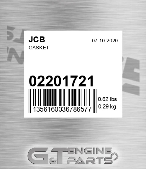 02/201721 Gasket