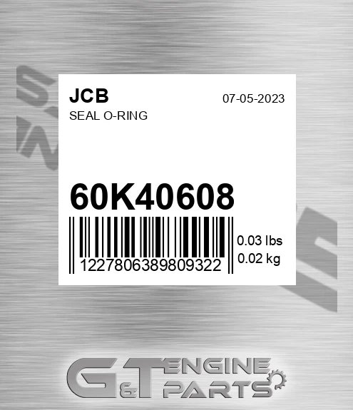 60K40608 Seal O-ring