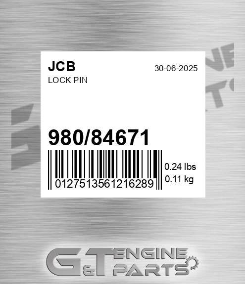980/84671 Lock Pin