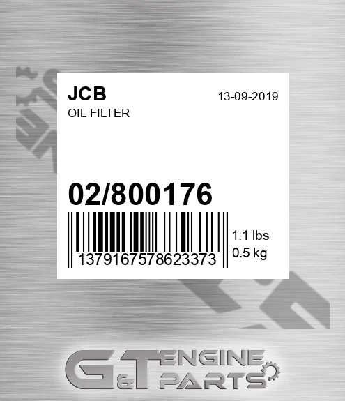 02/800176 Oil Filter