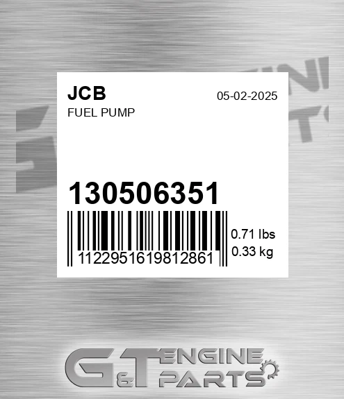 130506351 Fuel Pump
