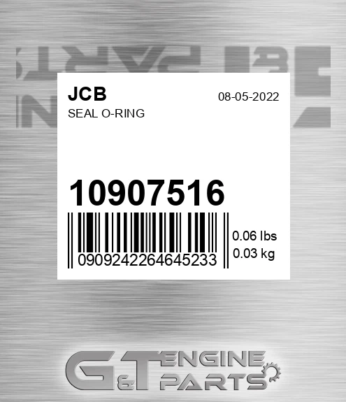 10/907516 Seal O-ring
