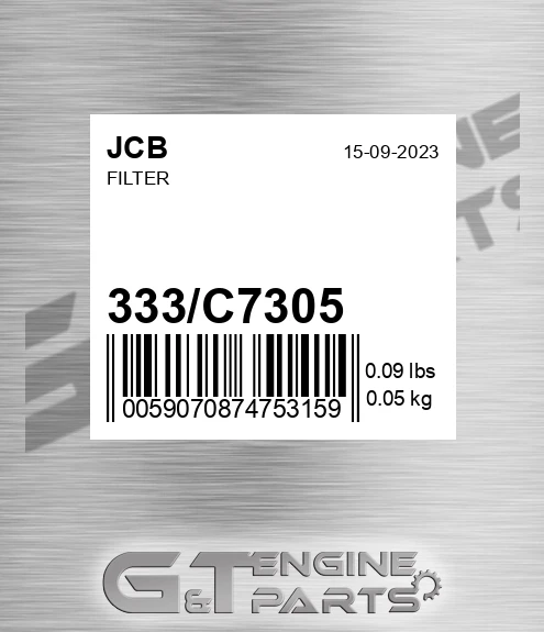 333/C7305 Filter