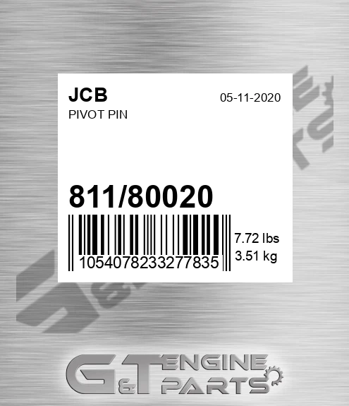 811/80020 Pivot Pin