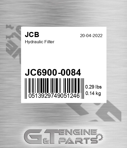 JC6900-0084 Hydraulic Filter