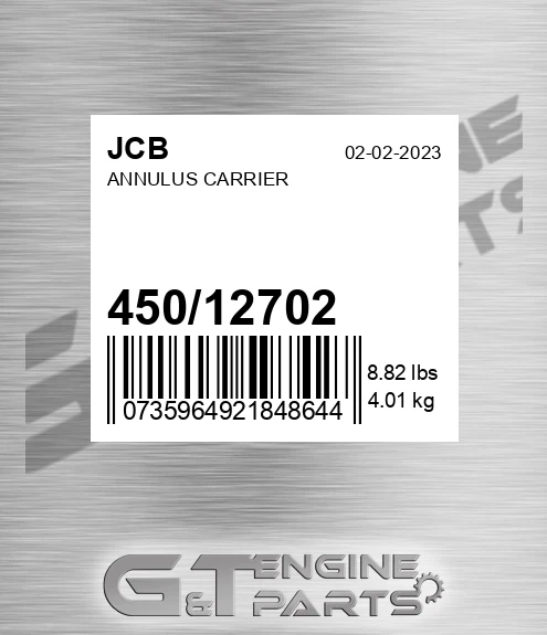 450/12702 Annulus Carrier