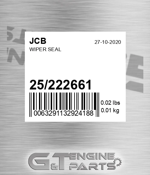 25/222661 Wiper Seal