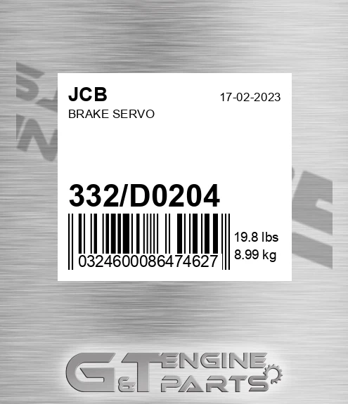 332/D0204 Brake Servo