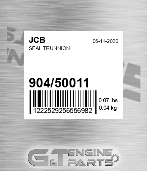904/50011 Seal Trunnion