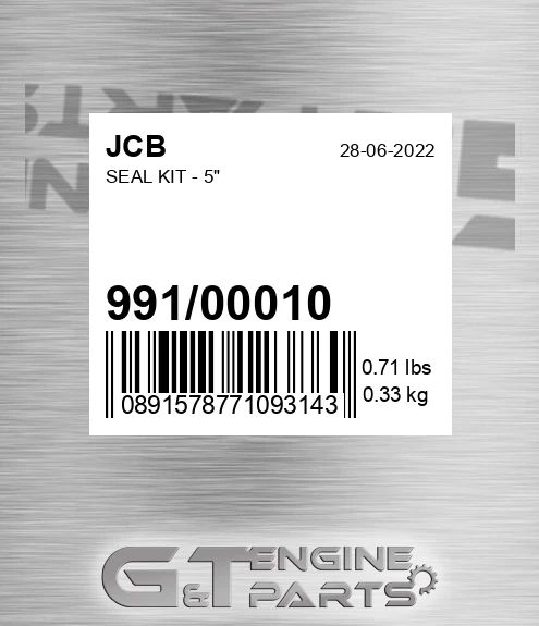 991/00010 Seal Kit - 5"