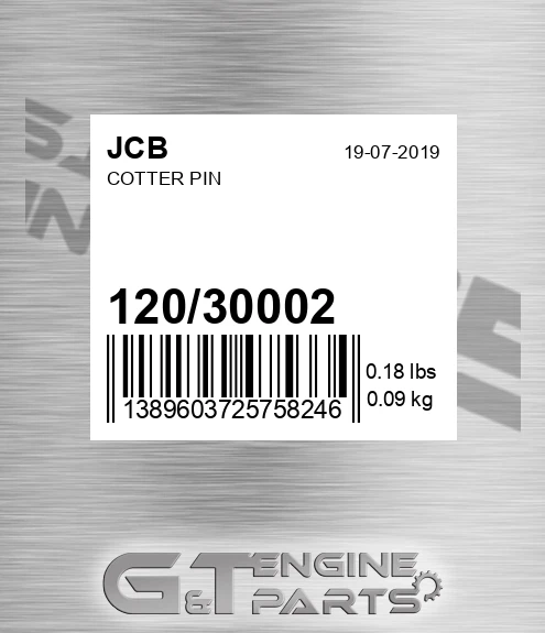 120/30002 Cotter Pin