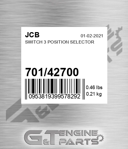 701/42700 Switch 3 Position Selector