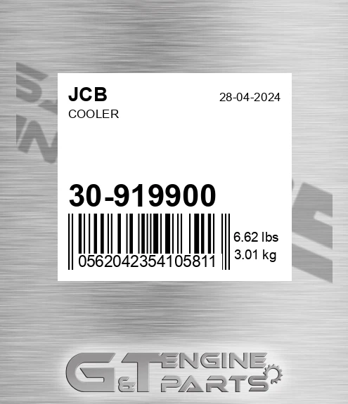 30/919900 Cooler
