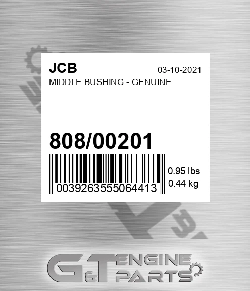 808/00201 Middle Bushing - Genuine