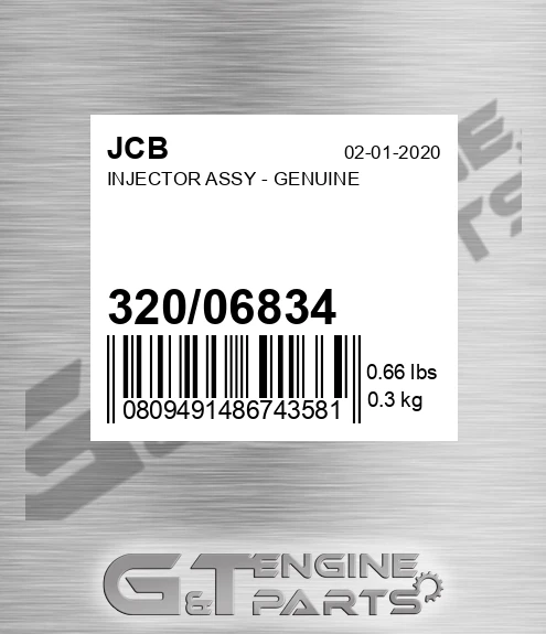 320/06834 Injector Assy - Genuine