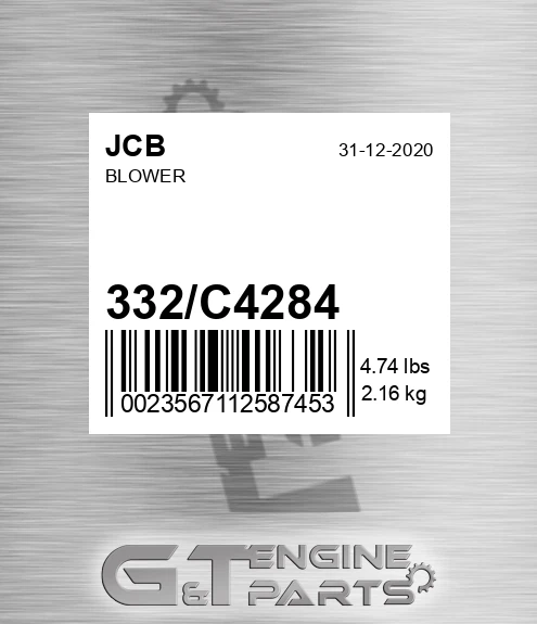 332/C4284 Blower