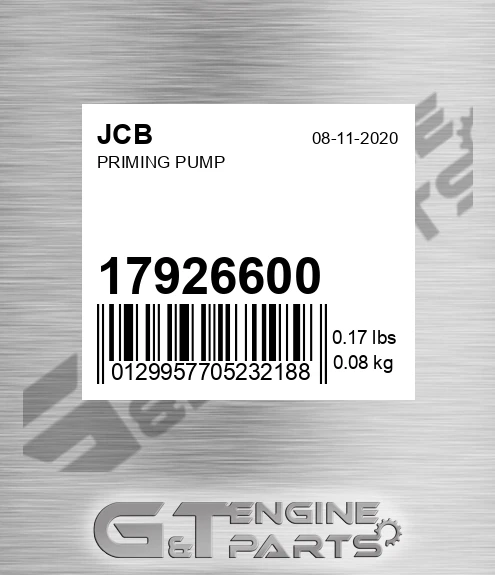 17/926600 Priming Pump