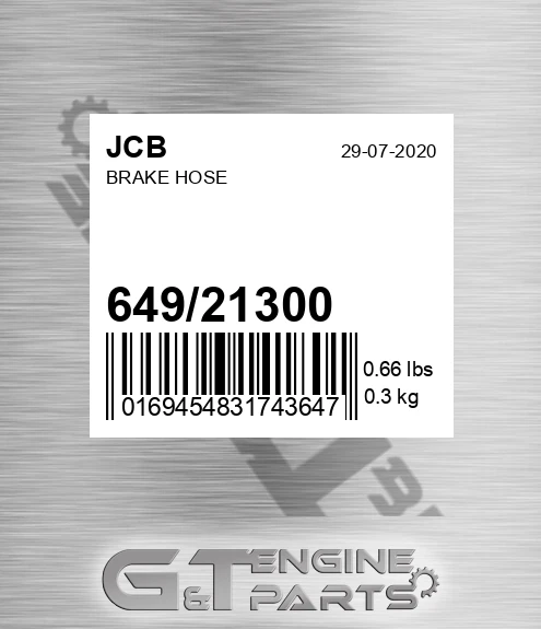 649/21300 Brake Hose