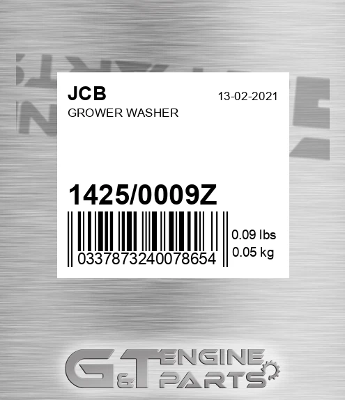 1425/0009Z Grower Washer