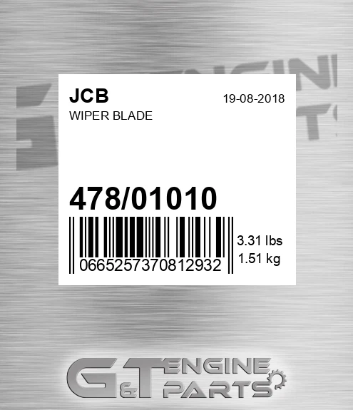 478/01010 Wiper Blade