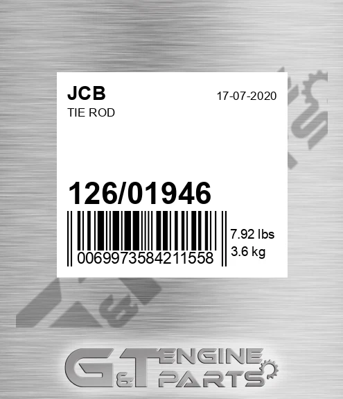 126/01946 Tie Rod