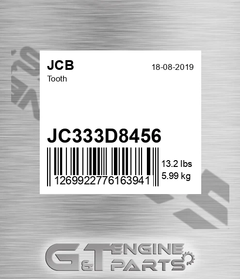 JC333/D8456 Tooth