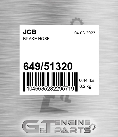 649/51320 Brake Hose