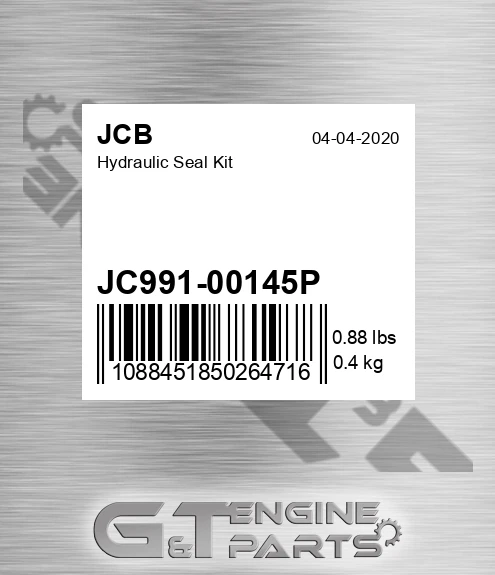 JC991/00145P Hydraulic Seal Kit for JCB